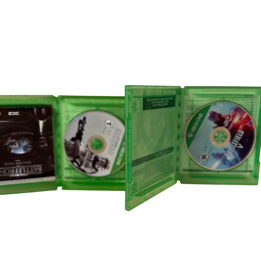 Xbox One Game Lot Battlefield V and‎ Star Wars Battlefront EA DICE Bundle